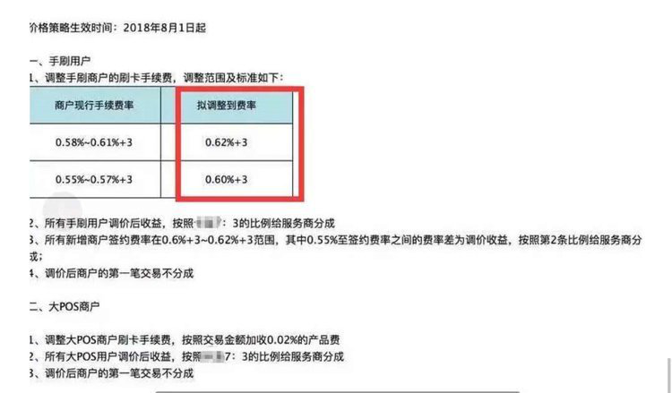 支付机够费率伊在上调,刷卡成本越发上升